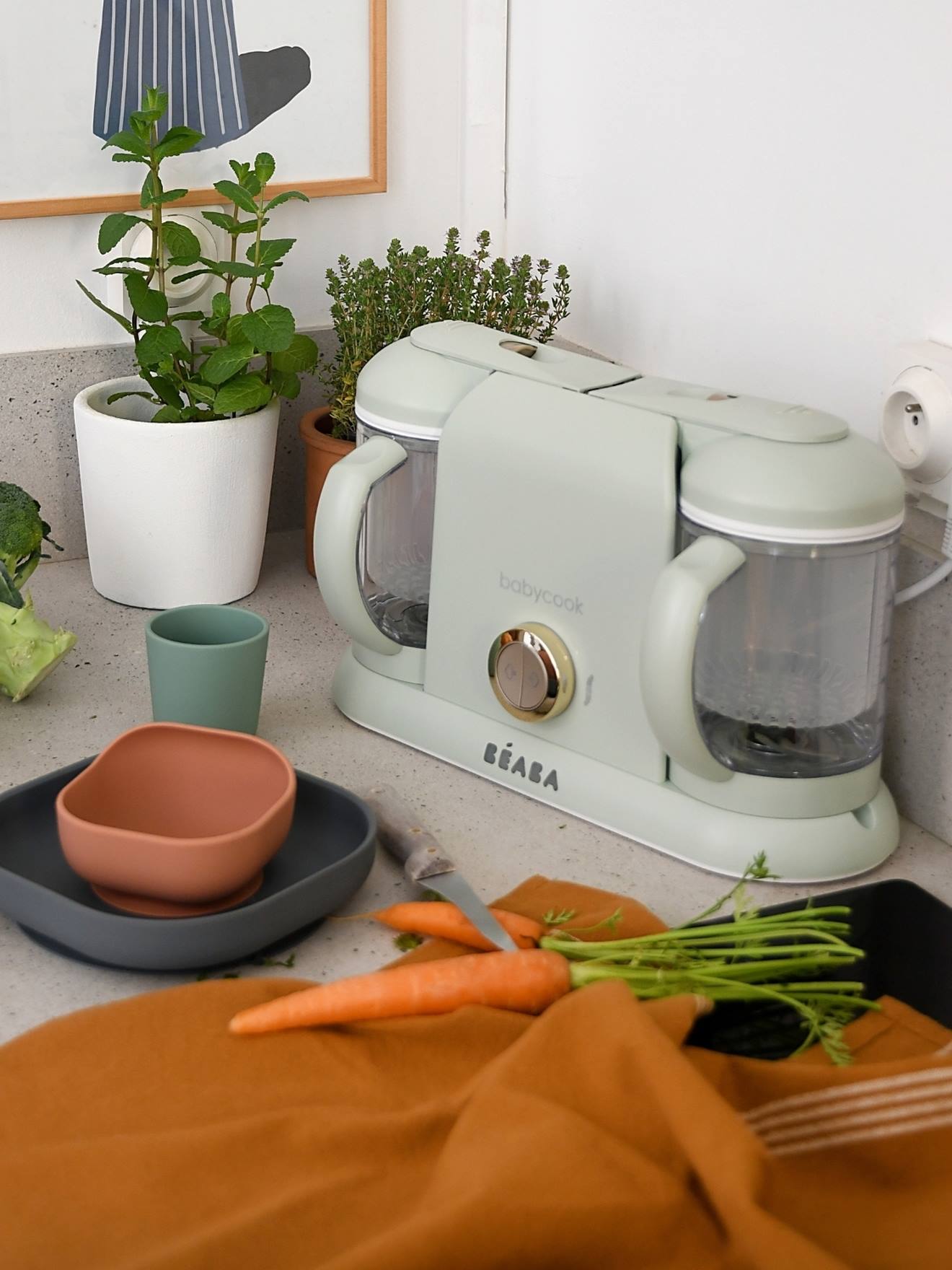 Robot 6 en 1 Babycook duo vert