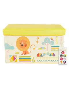 Coffre à jouets motif zoo, jusqu’à 80 kg  - vertbaudet enfant