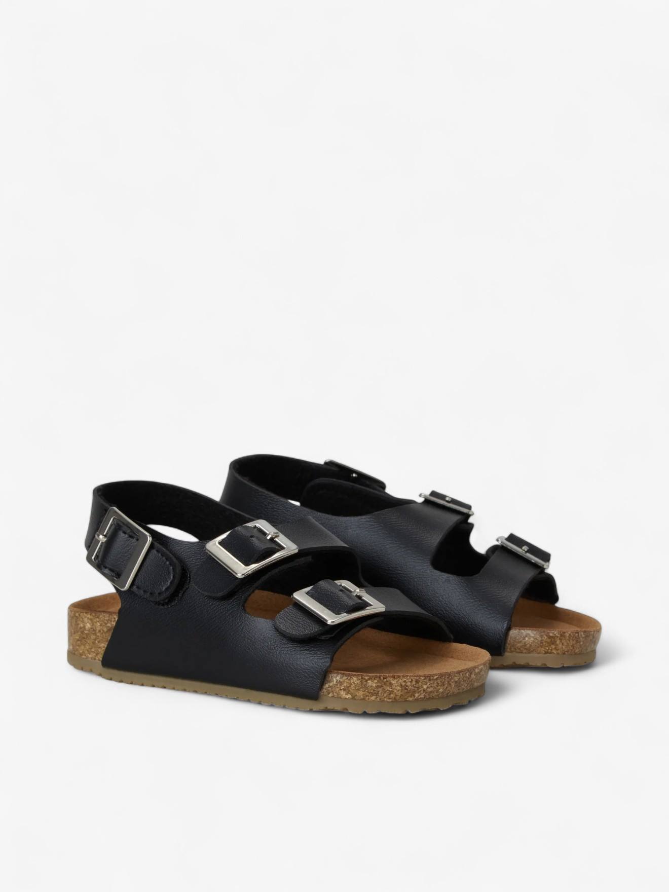 Sandales Chill Enfant En Cuir Vegan Black