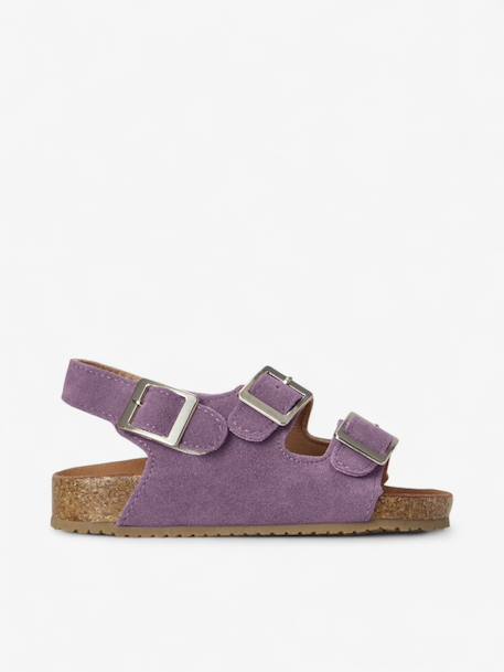 Sandales vacay enfant en cuir vegan Beige+Brown+Green+Light brown+Mustard+Purple+Red 27 - vertbaudet enfant 