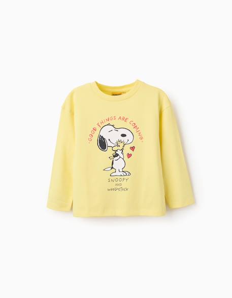 T-shirt à manches longues snoopy  - vertbaudet enfant