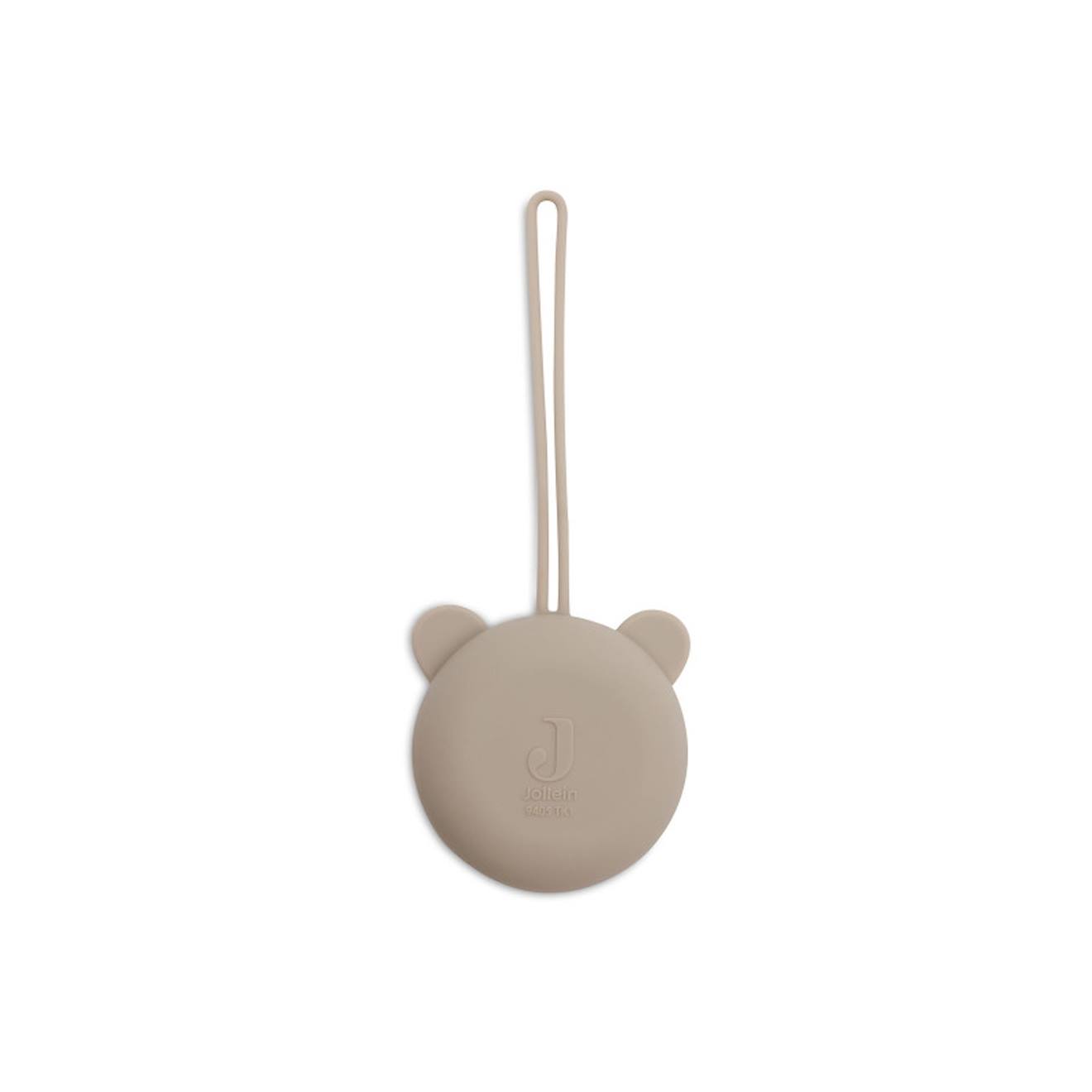 Etui Sucette En Silicone Vert Olive (Jollein) - Image 1