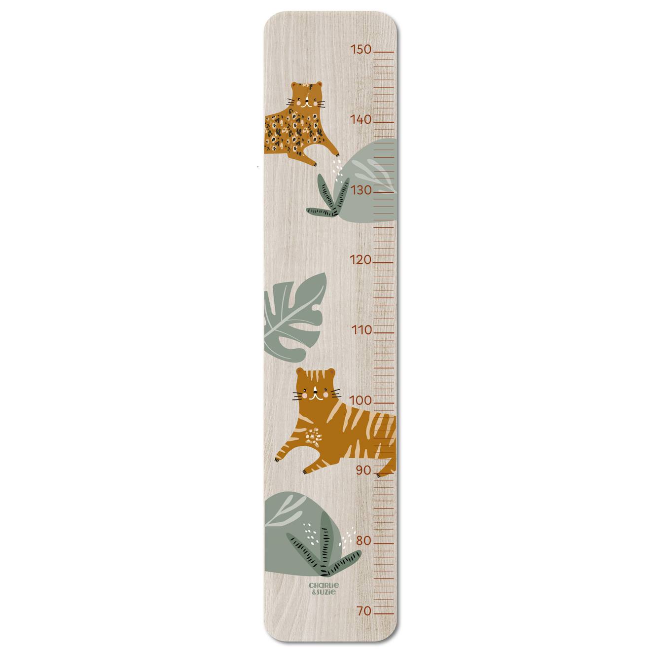 Toise En Bois Savana Panthères Multicolo