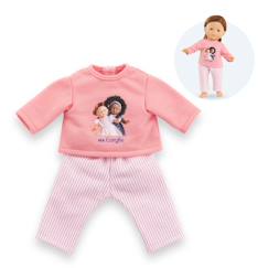 Jouet-Poupons et poupées-Pyjama rose 2 pièces pour poupée ma corolle