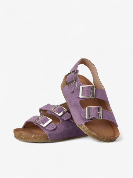 Sandales vacay enfant en cuir vegan Beige+Brown+Green+Light brown+Mustard+Purple+Red 28 - vertbaudet enfant 