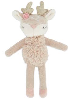 Jouet-Peluche bébé faon ella chevreuil avec hochet
