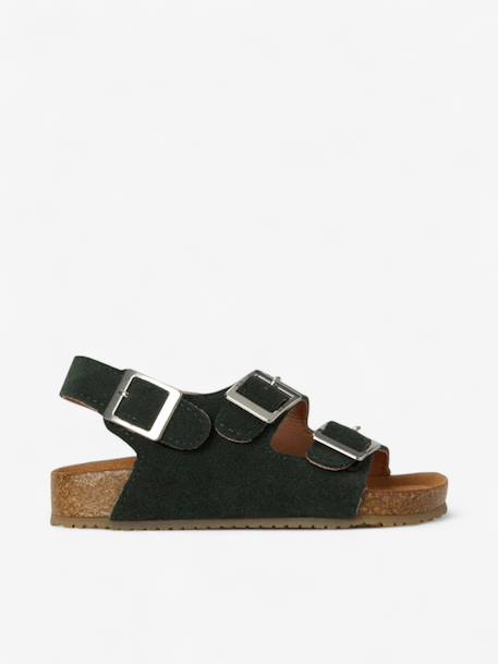 Sandales vacay enfant en cuir vegan Beige+Brown+Green+Light brown+Mustard+Purple+Red 13 - vertbaudet enfant 