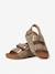 Sandales vacay enfant en cuir vegan Beige+Brown+Green+Light brown+Mustard+Purple+Red 2 - vertbaudet enfant 