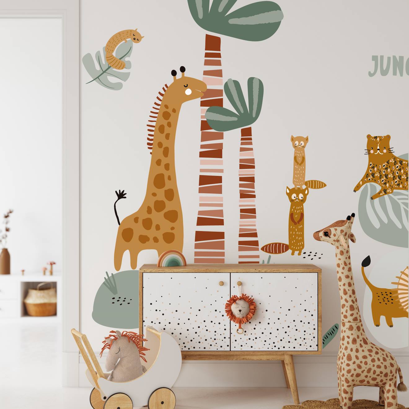 Papier Peint Panoramique Savana Multicolo