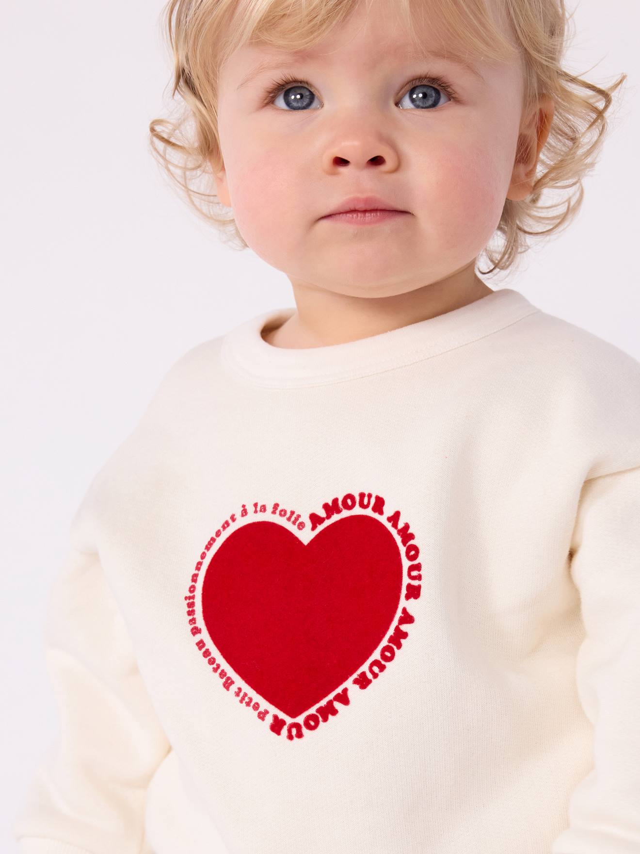 Sweat bb en molleton motif cur cru 36 €