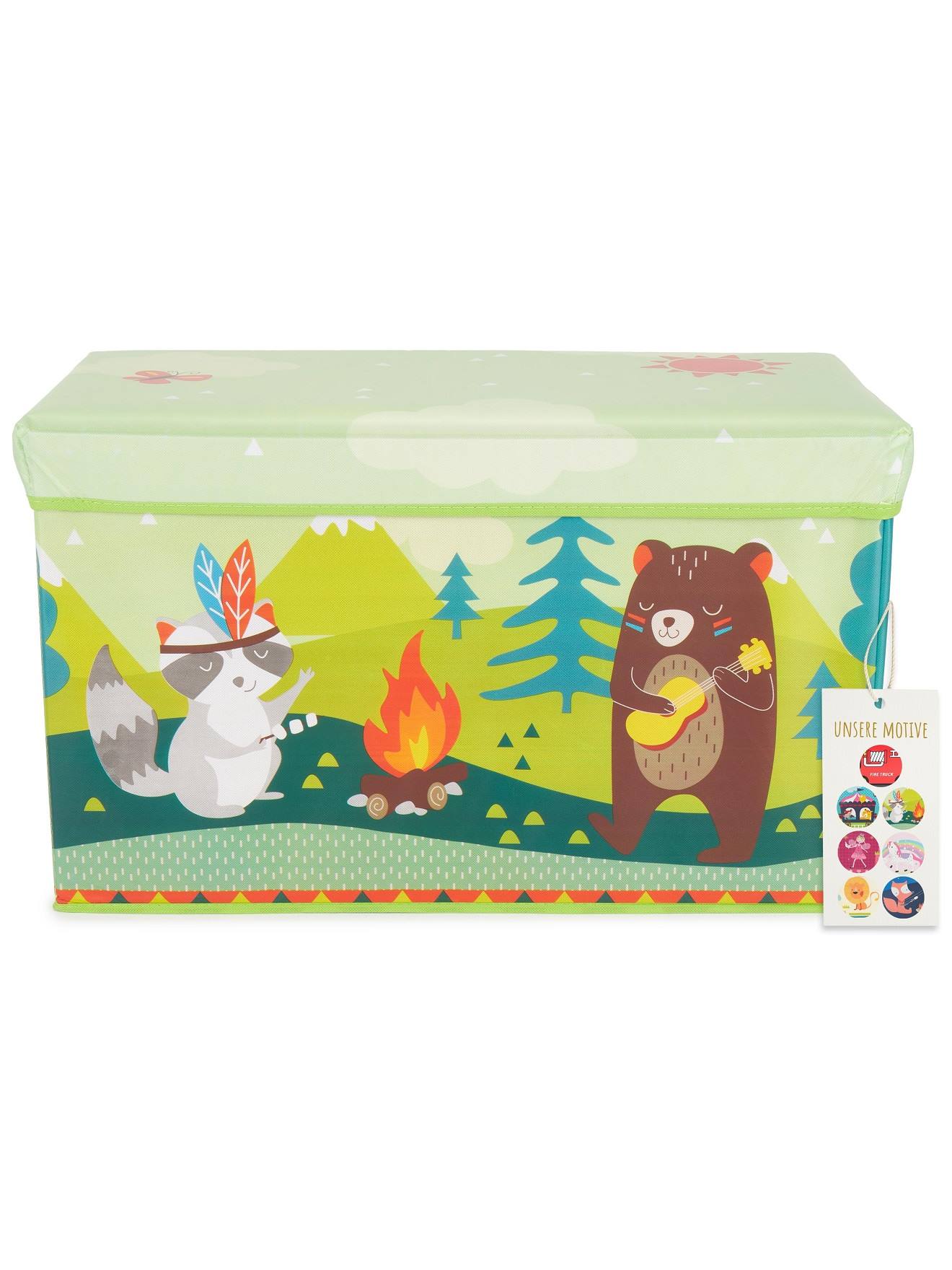 Coffre À Jouets Animaux Forê, Jusqu’à 80 Kg Animaux De La Forêt