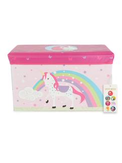 Coffre à jouets licorne, jusqu’à 80 kg  - vertbaudet enfant