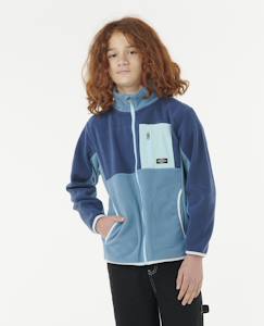 Sweat zippé en maille polaire Raw Energy block Fleece  - vertbaudet enfant