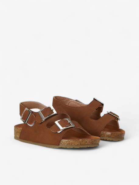 Sandales vacay enfant en cuir vegan Beige+Brown+Green+Light brown+Mustard+Purple+Red 19 - vertbaudet enfant 