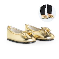 Ballerines dorées pour poupée ma corolle  - vertbaudet enfant