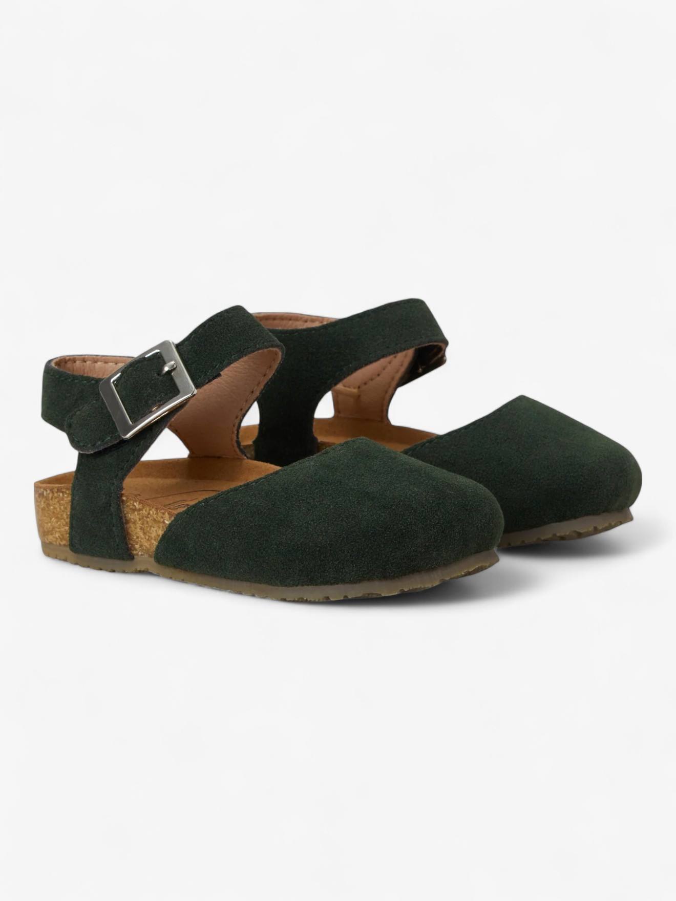 Sandales Astrid Enfant En Cuir Vegan Green (Babymocs) - Image 2