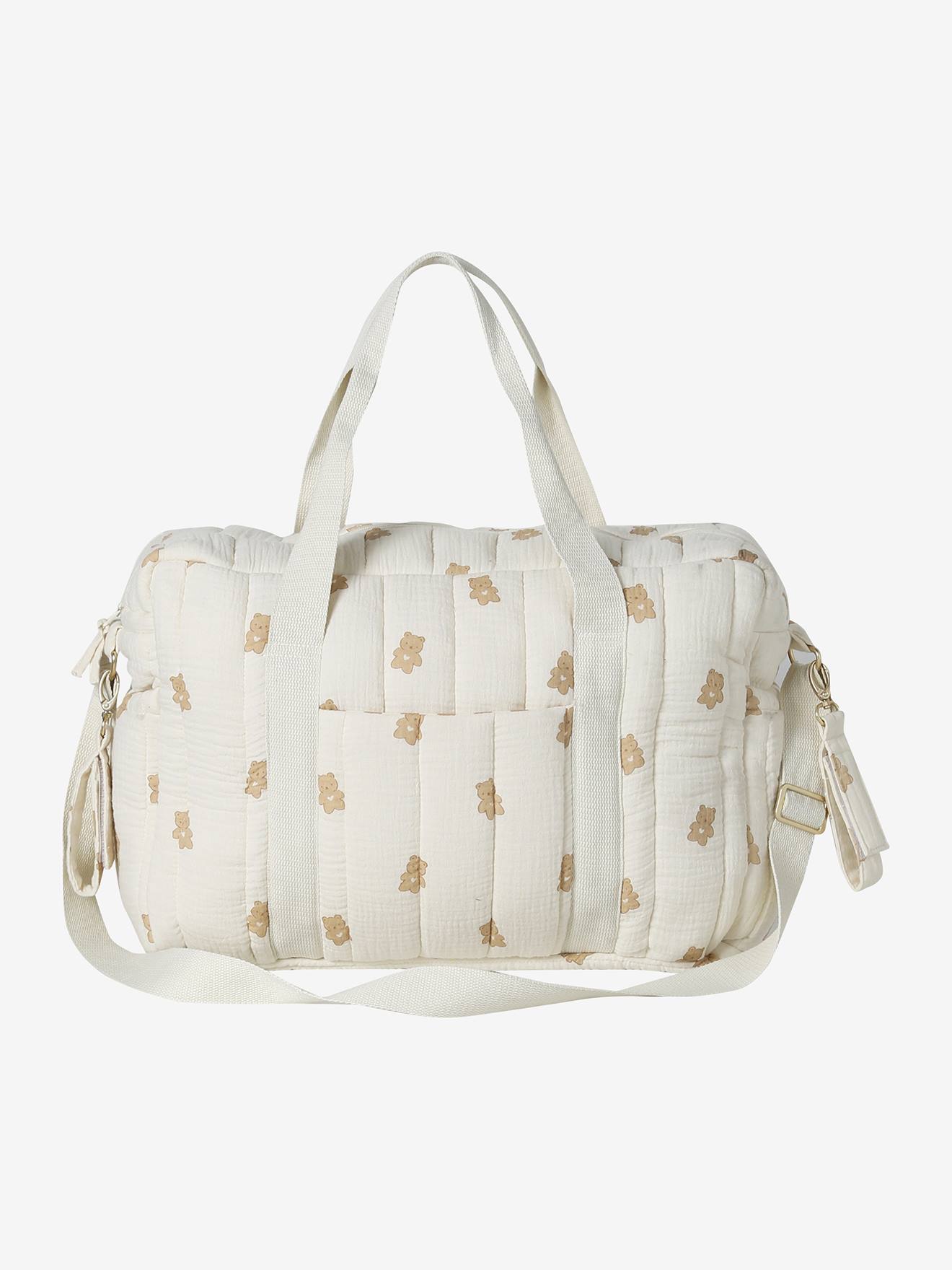 Sac à langer COLINA gaze de coton teddy (Vertbaudet) - Image 1