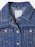 Veste jean fille bleu clair+bleu moyen 9 - vertbaudet enfant 