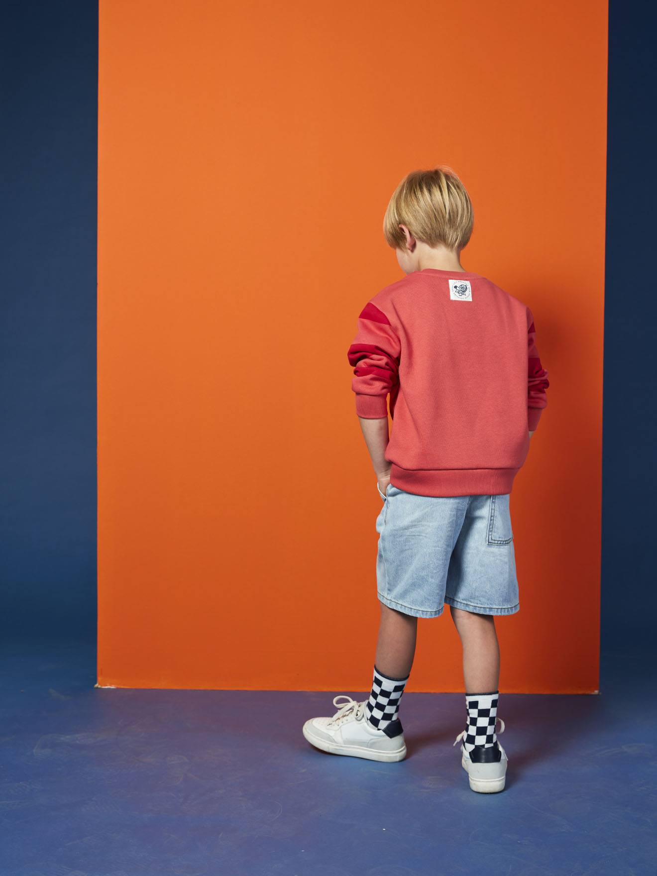 Sweat Skateboard garçon rouge
