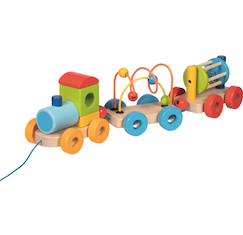 Train d'éveil en bois rio  - vertbaudet enfant