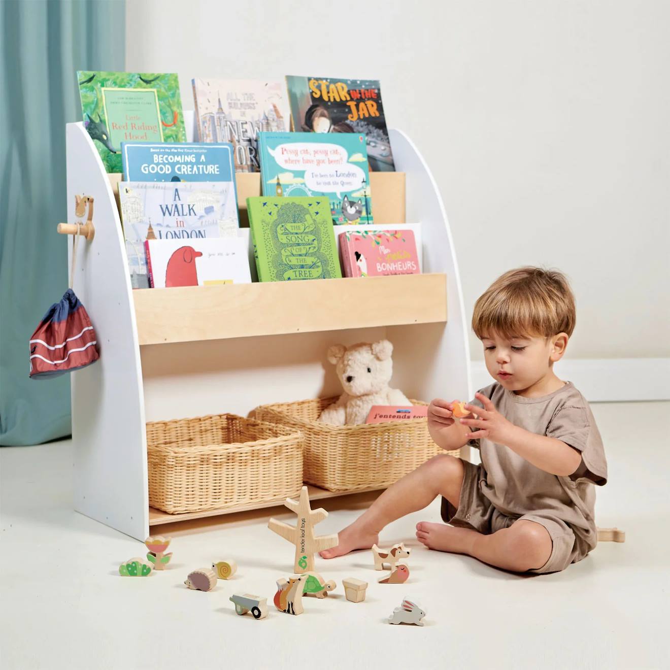 Bibliothèque Forêt Beige (Tender Leaf) - Image 3
