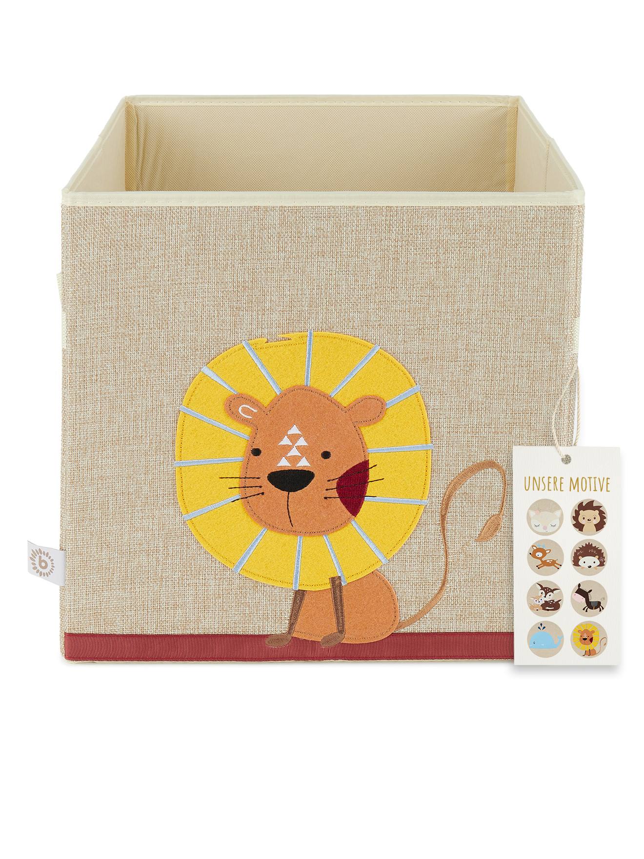 Boîte De Rangement Pliable - Motif Lion Lion