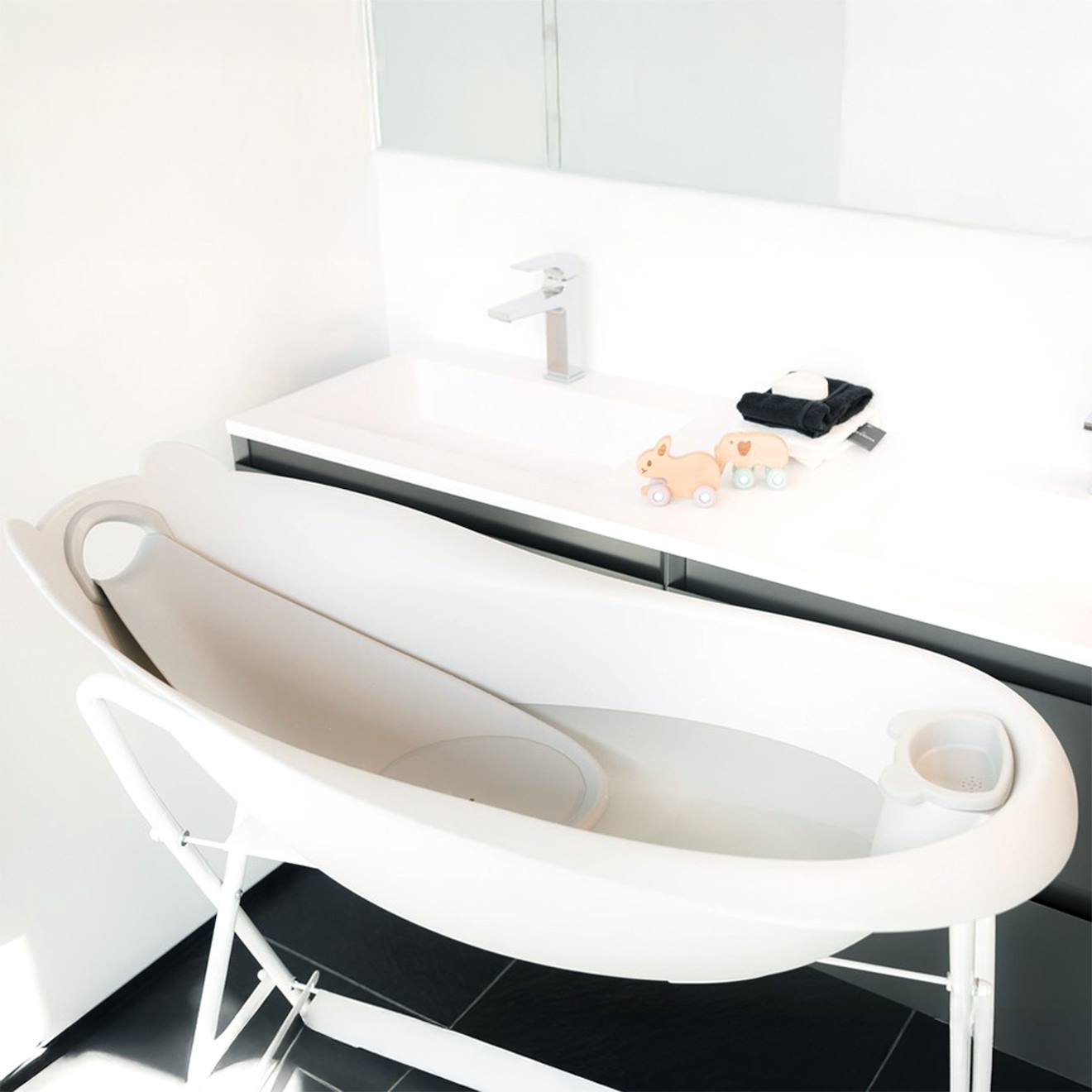 Baignoire Bébé Ourson Gris - image 3