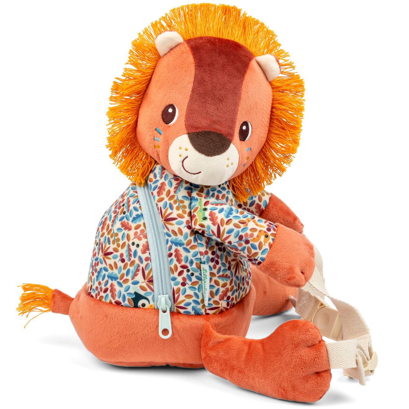 Sac À Dos Doux Orange, Blanc, Bleu