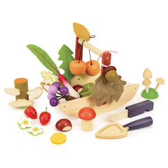 Jouet-Jeux d'imitation-Cuisines et dinette-Panier cueillette sauvage