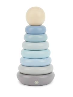 Pyramide à empiler bois, tour d'empilage,19cm  - vertbaudet enfant
