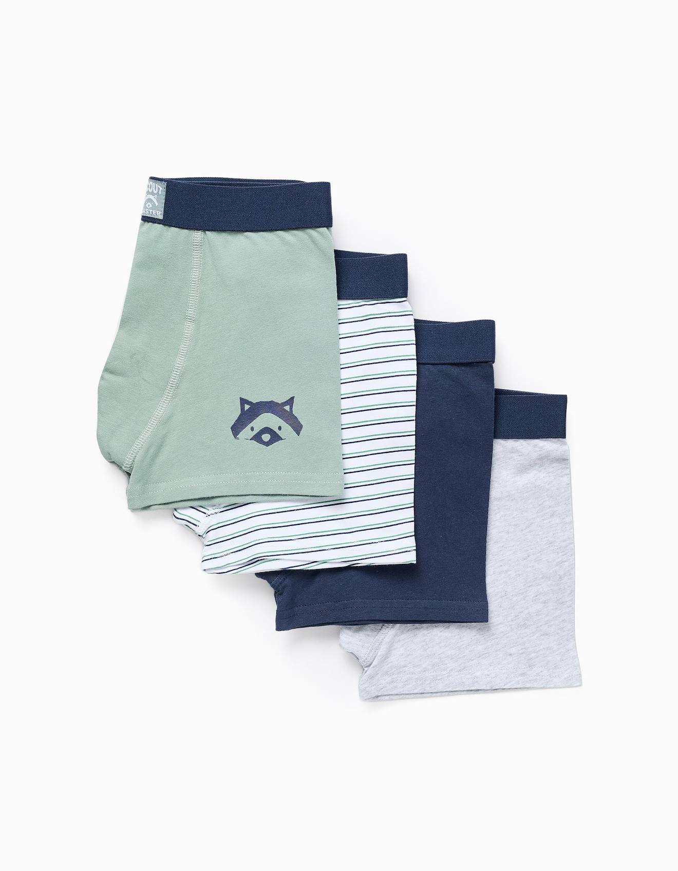 Pack 4 Boxers À Rayures Multicolore