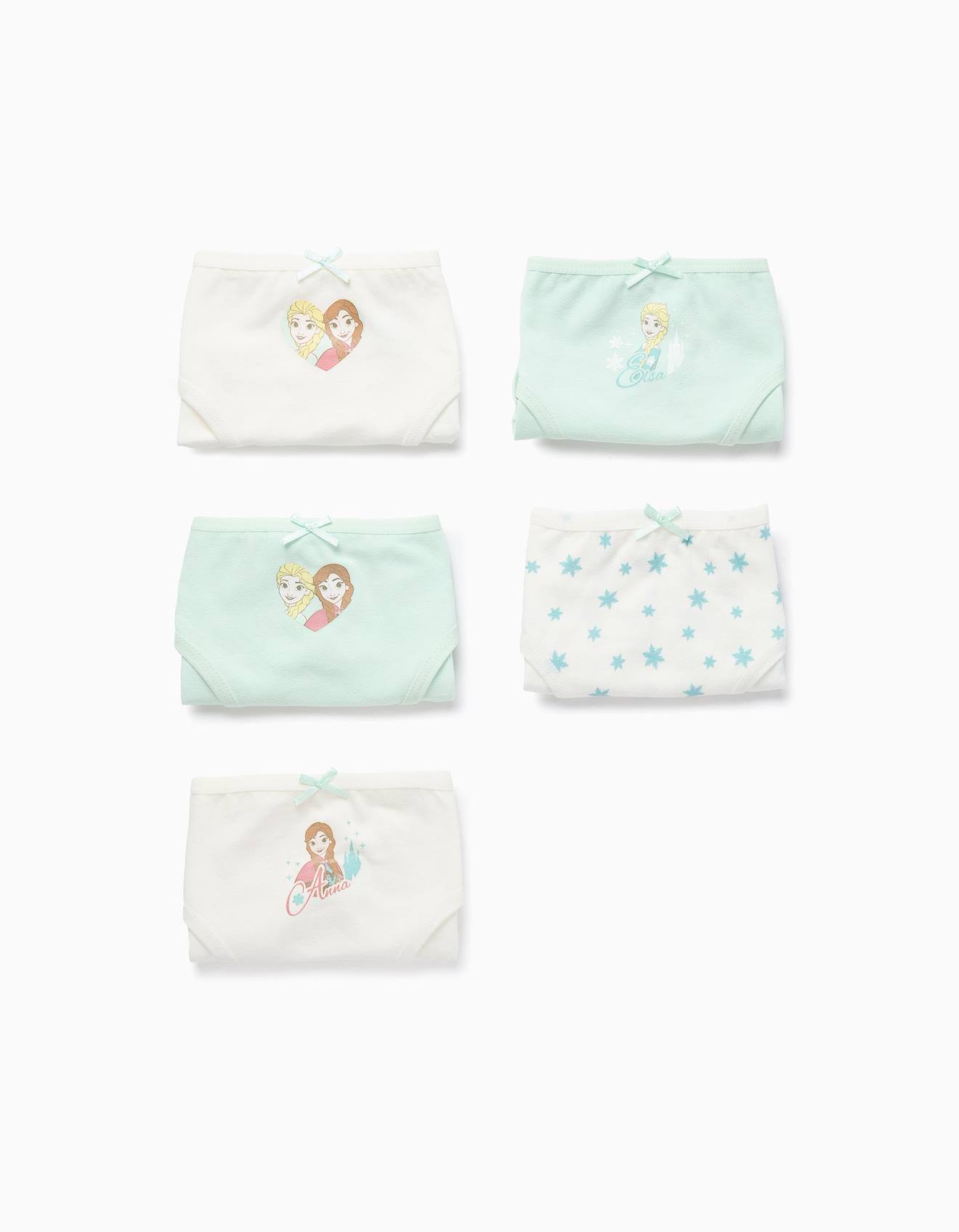 Pack 5 Culottes La Reine Des Neiges Multicolore