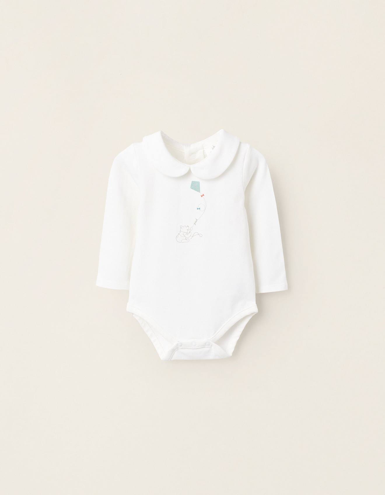 Body Avec Col Peter Pan Winnie Blanc