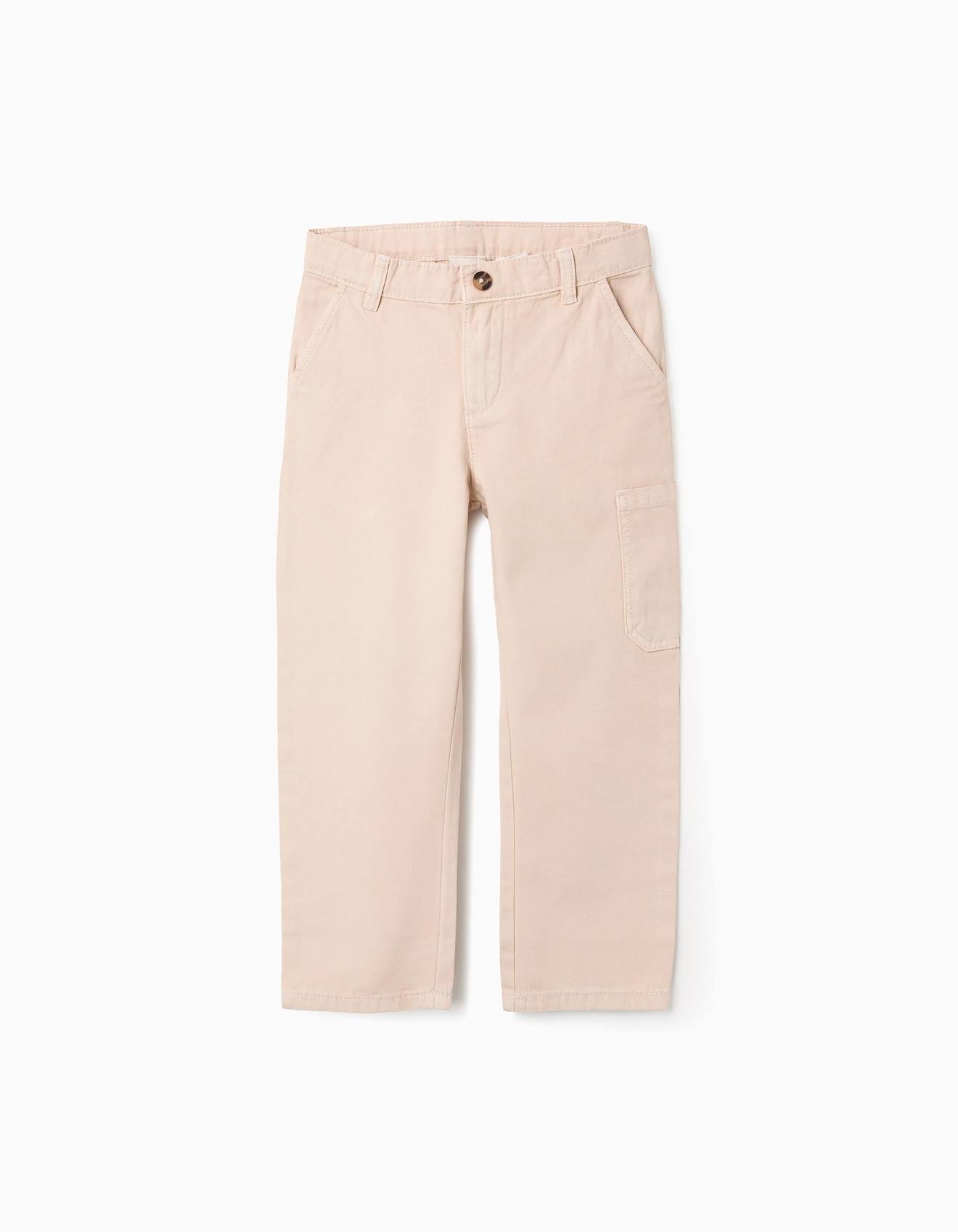 Pantalon Cargo Beige Clair