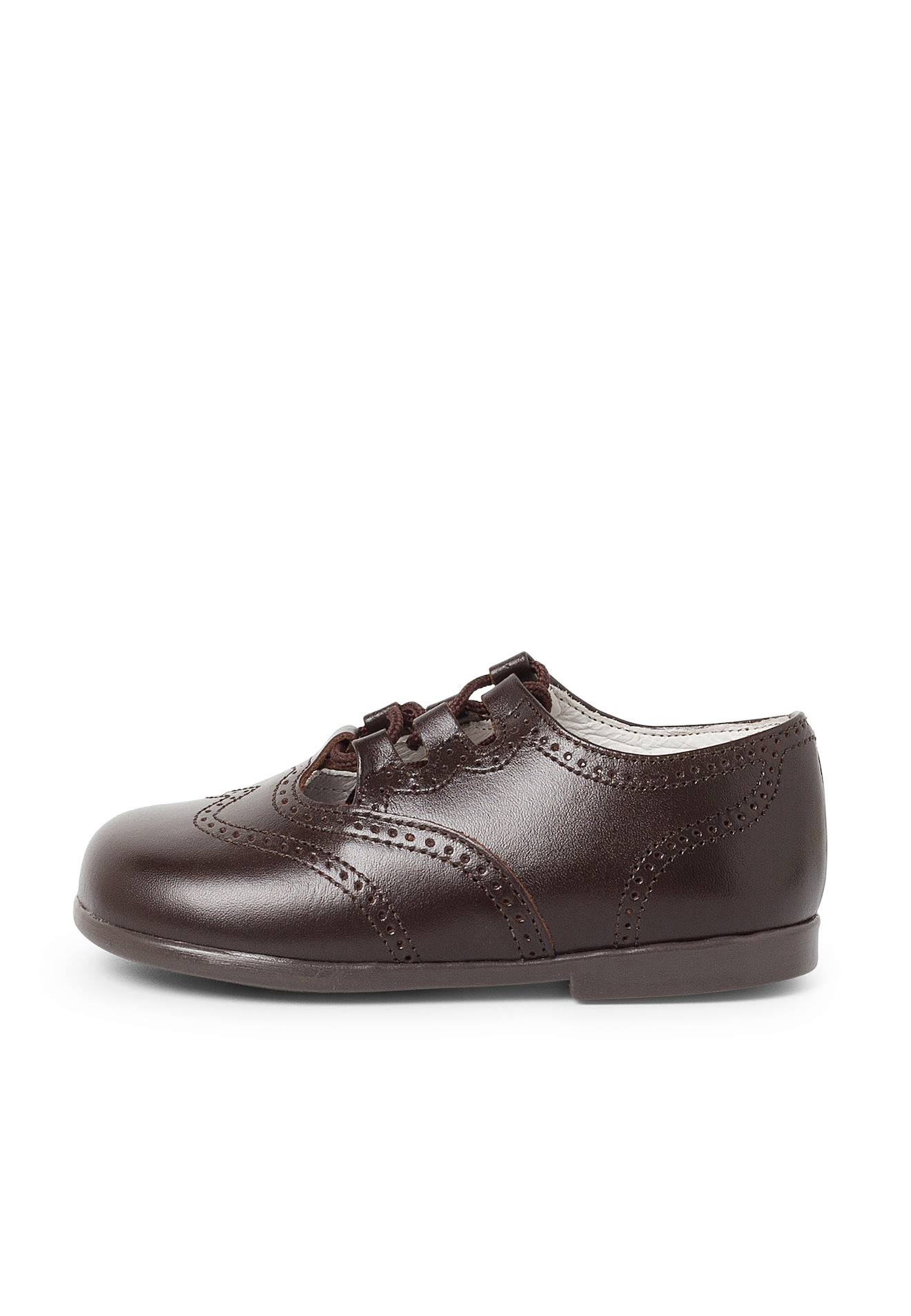 Chaussures Anglaises En Cuir Marron