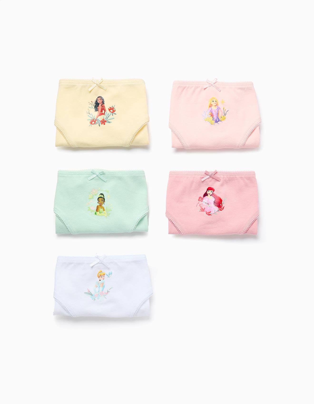 Pack 5 Culottes Princesses Multicolore