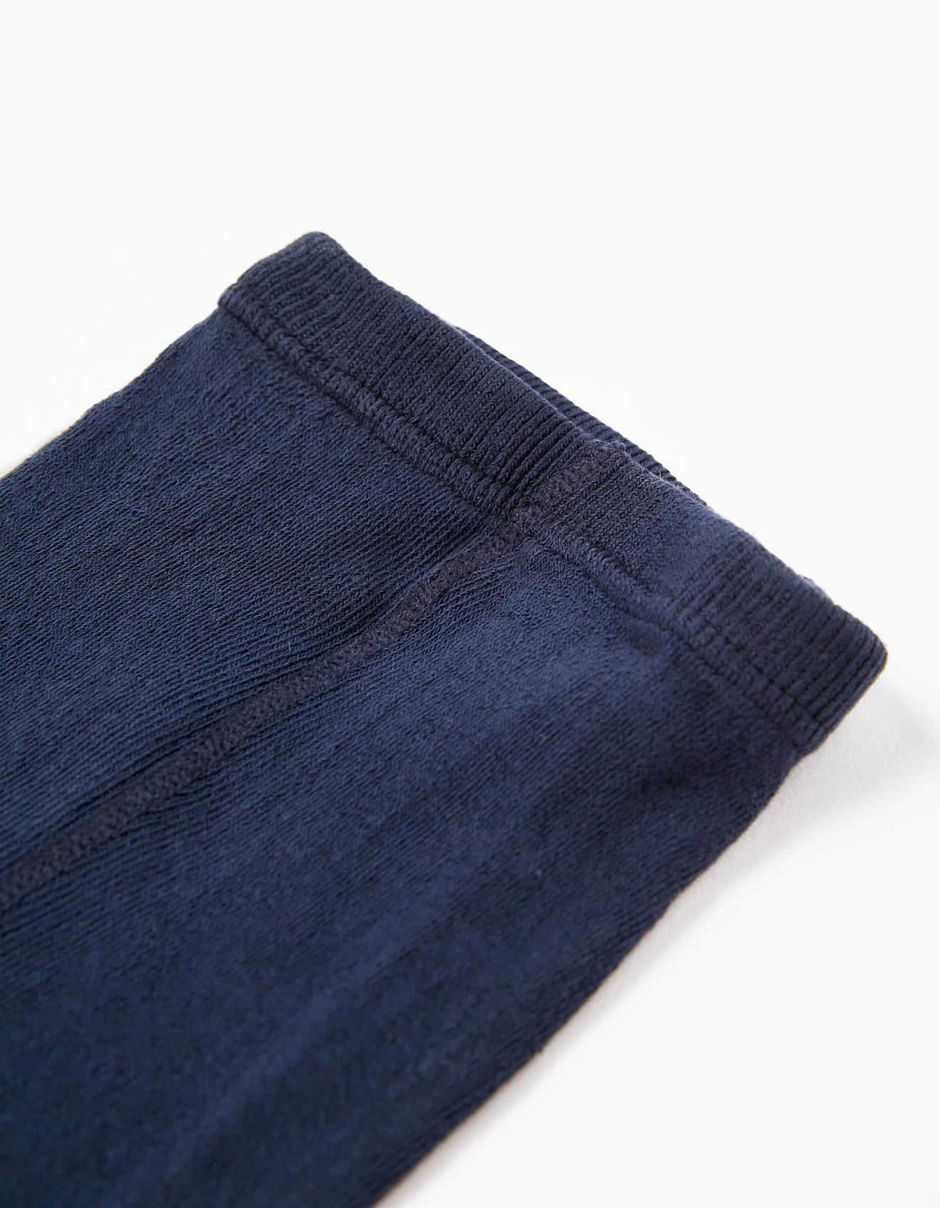 Collants Maille Côtelée Anti-boulochage Bleu Foncé (Zippy) - Image 2