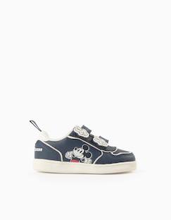 Chaussures-Chaussures bébé 17-26-Baskets avec fermeture à scratch mickey