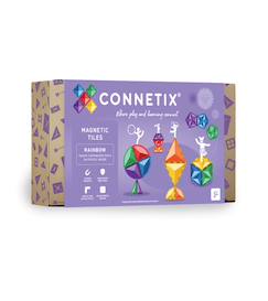 Jouet-Jeux d'imagination-Jeux de construction-Jeu de construction magnétique arc-en-ciel pack d'extension de forme, 36 pièces