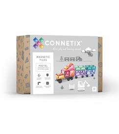 -Jeu de construction magnétique pastel paquet de transport, 50 pièces