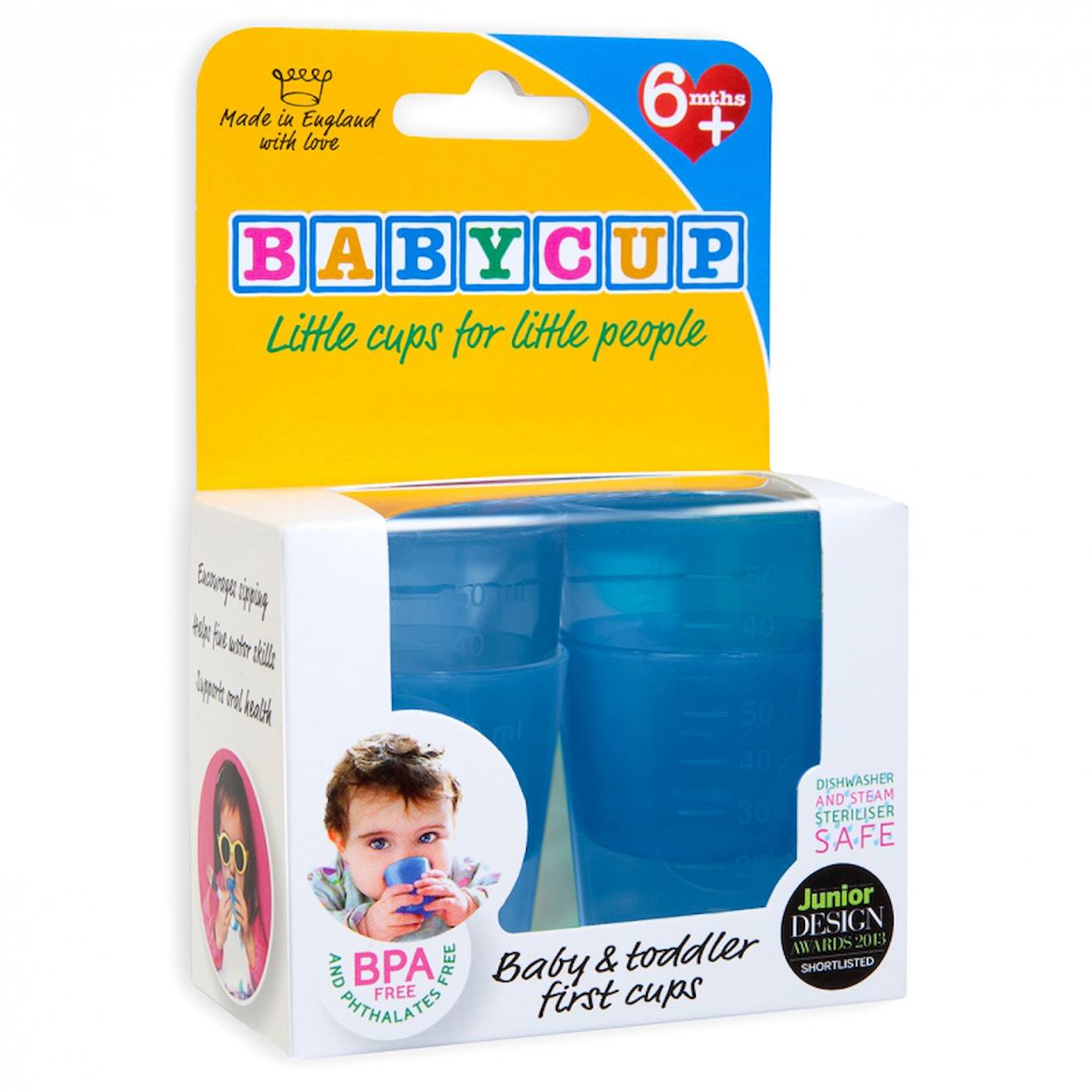 Lot De 4 Premières Tasses D'apprentissage Bleu (Babycup) - Image 1