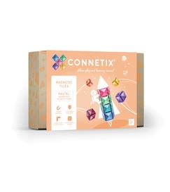 -Jeu de construction magnétique pastel paquet carré, 40 pièces