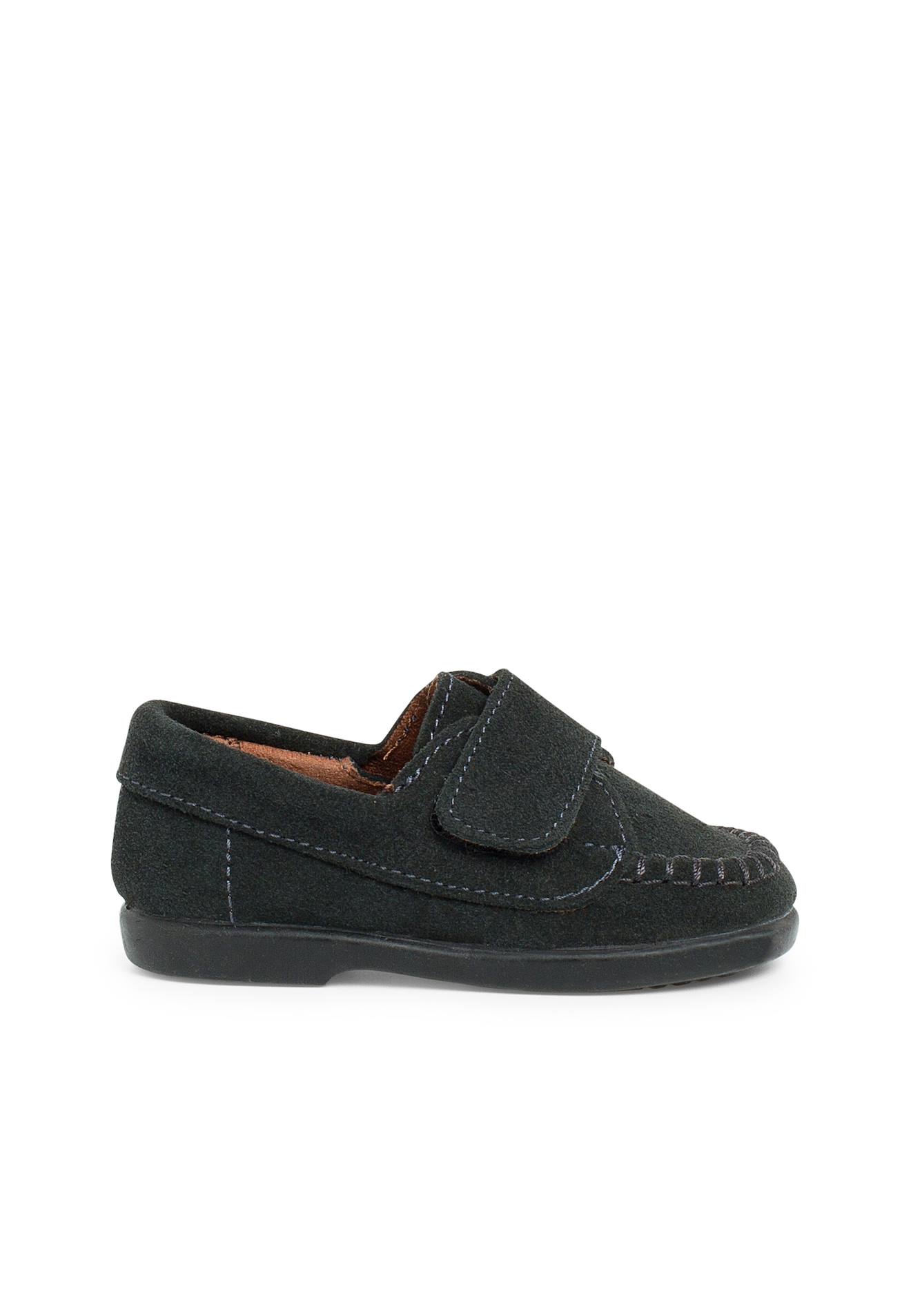 Mocassins En Suède À Scratch Gris