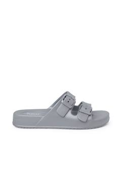 Chaussures-Chaussures garçon 23-38-Sandales  double boucle couleurs métalliques