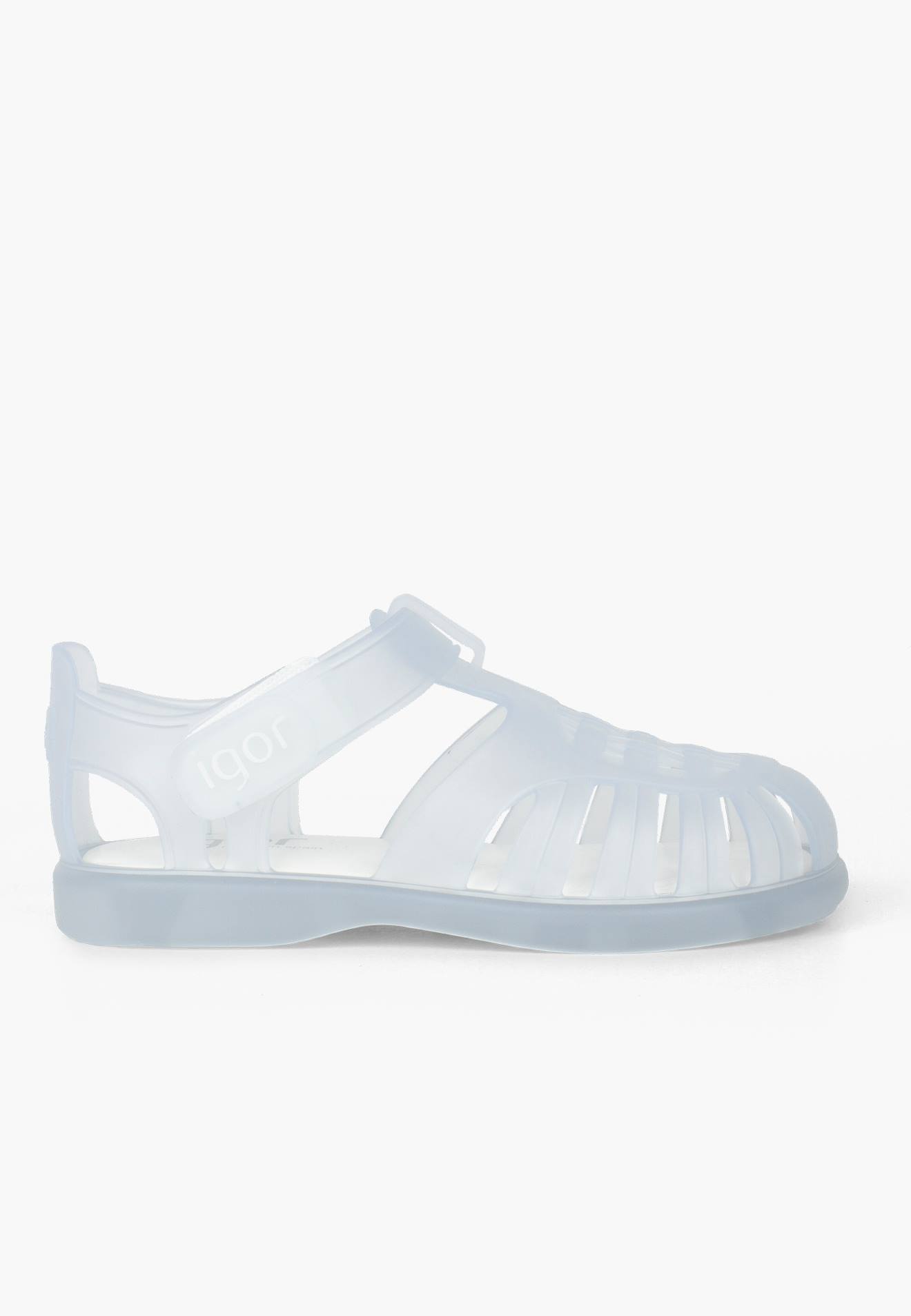 Sandales Plage Basiques À Scratch Tobby Blanc