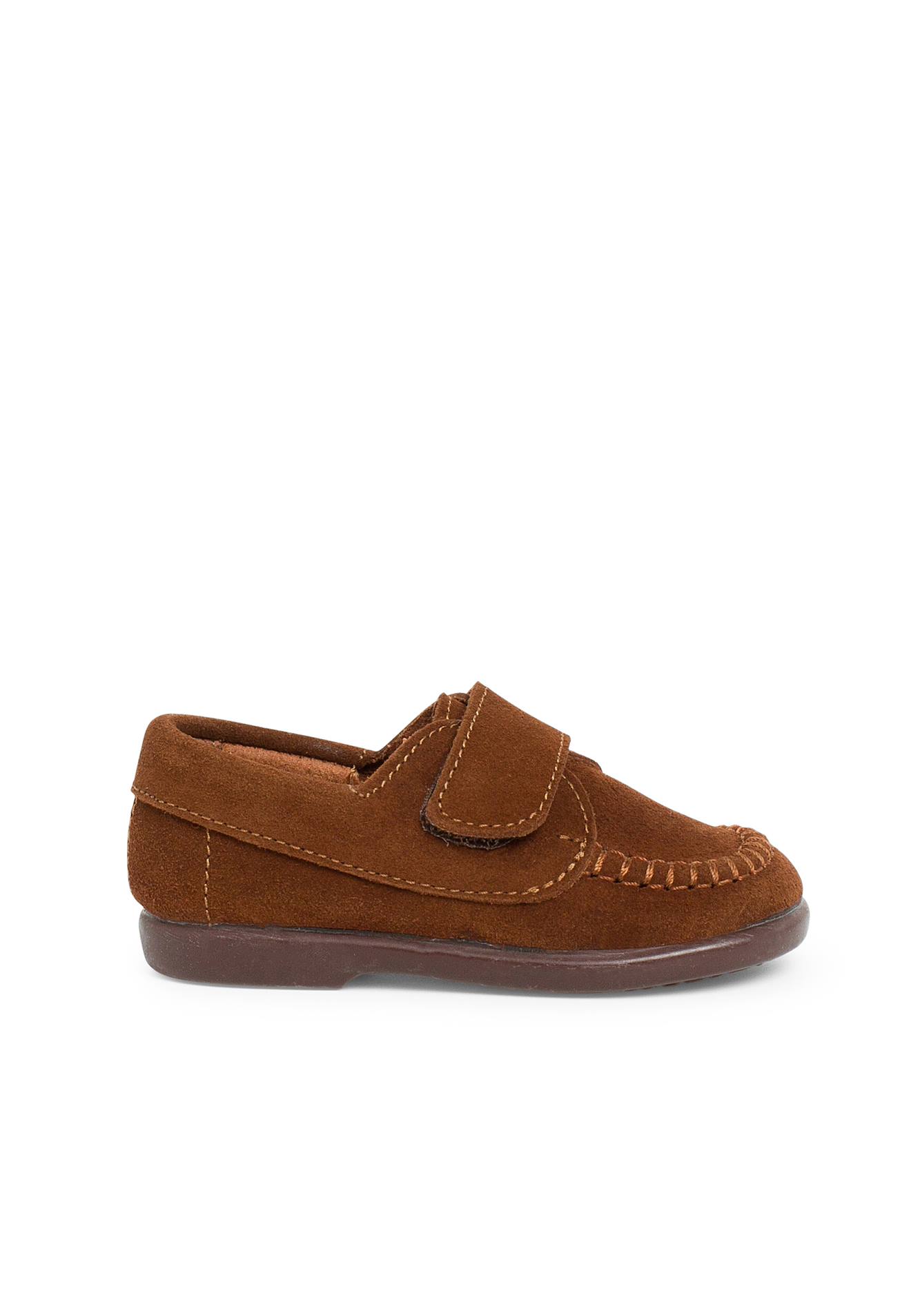 Mocassins En Suède À Scratch Camel
