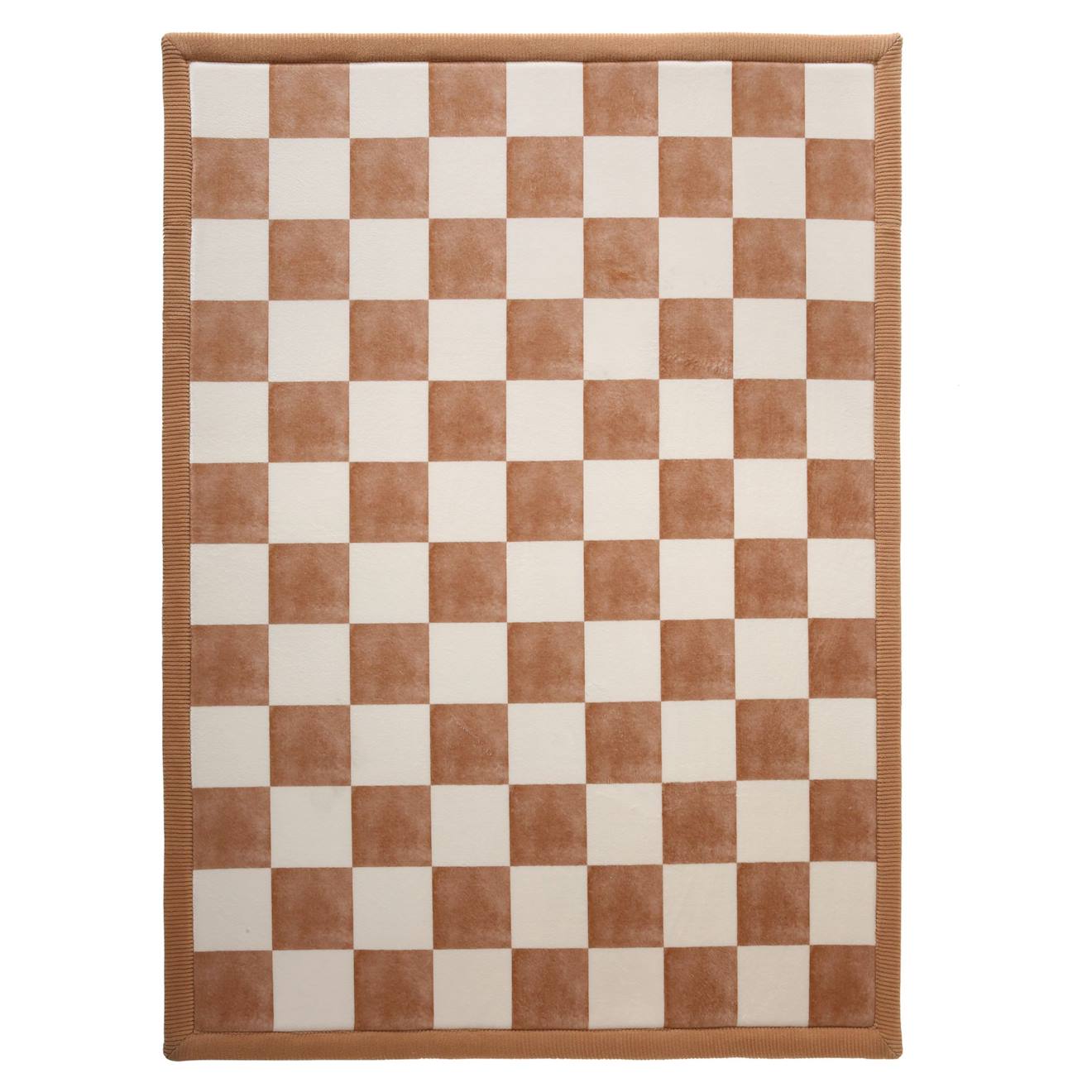 Tapis Enfant À Mémoire De Forme Motif Damier Cloud Squares Squares
