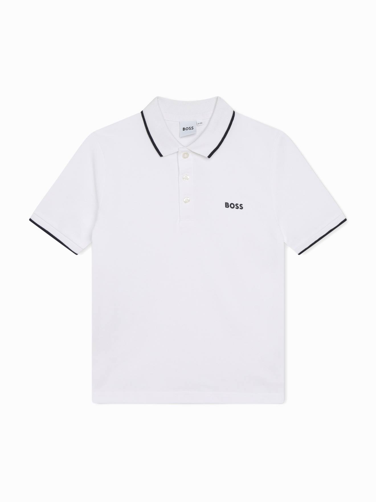Polo Manches Courtes Blanc