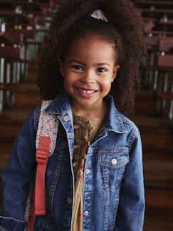 Veste jean fille   - vertbaudet enfant