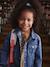 Veste jean fille bleu clair+bleu moyen 6 - vertbaudet enfant 